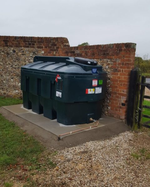 New oil tank install in Chelmsford