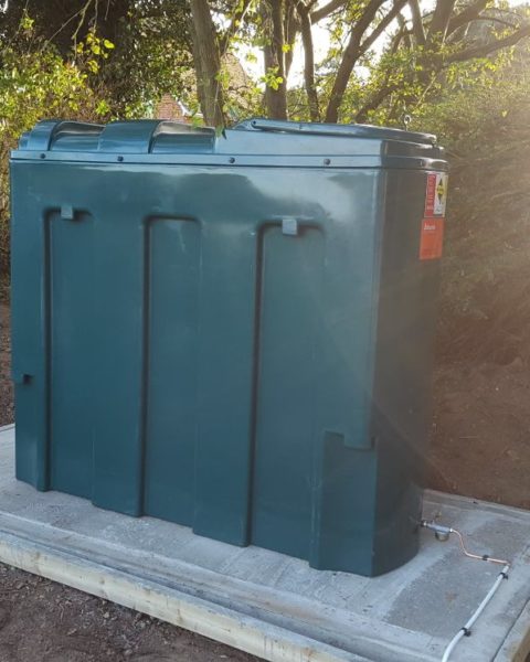 New oil tank install by Havtech